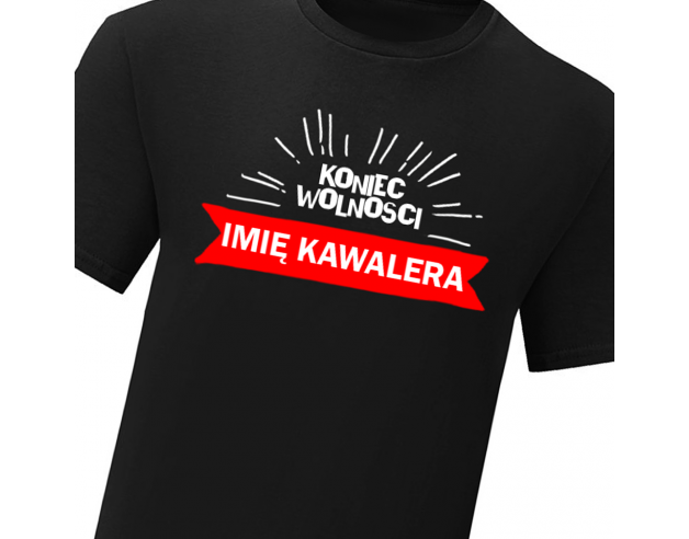 T-shirt z imieniem na wieczór...