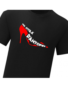 T-shirt dla kawalera "Od jutra pantofel" - czarny 2