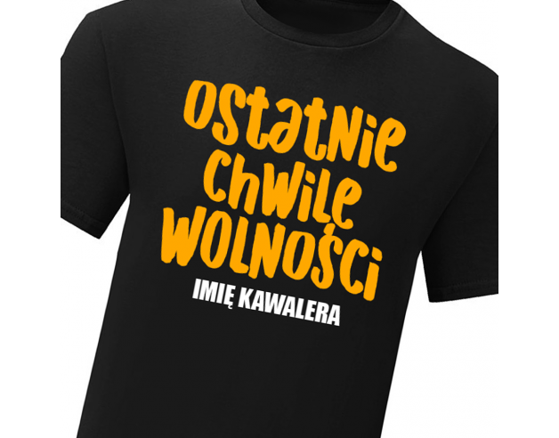 T-shirt na wieczór kawalerski...