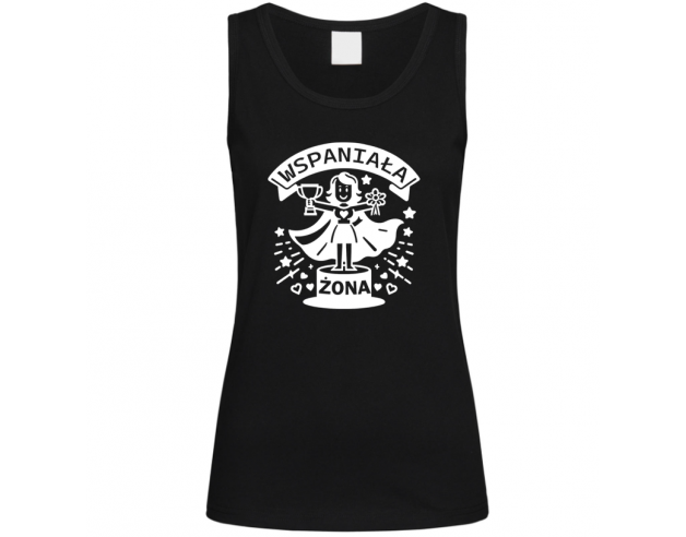 Damski Tank Top Classic "Wspaniała żona"